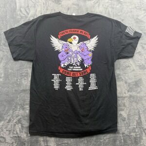 U.S. Air Force T-Shirt Men's L BMT Voodoo Basic Training Military Squadron Shirt